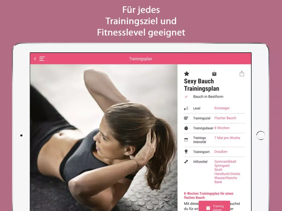 Womens Health Personal Trainer iPad 應用截圖