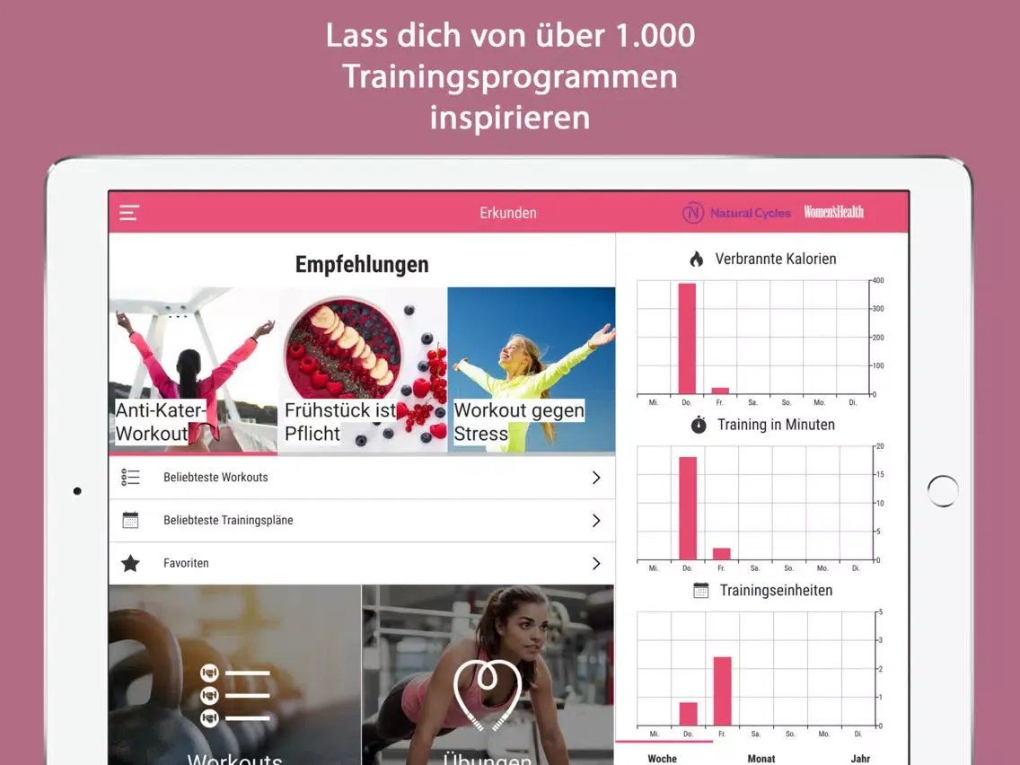 Womens Health Personal Trainer iPad 應用截圖