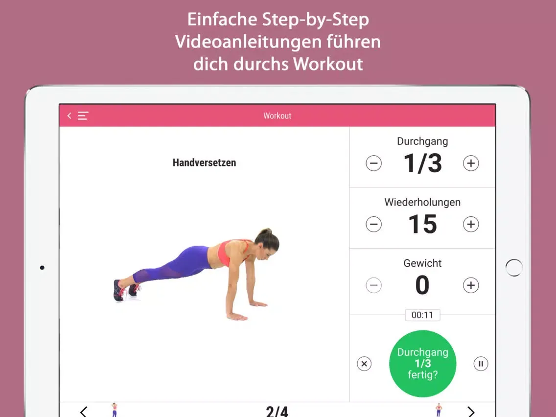 Womens Health Personal Trainer iPad 應用截圖