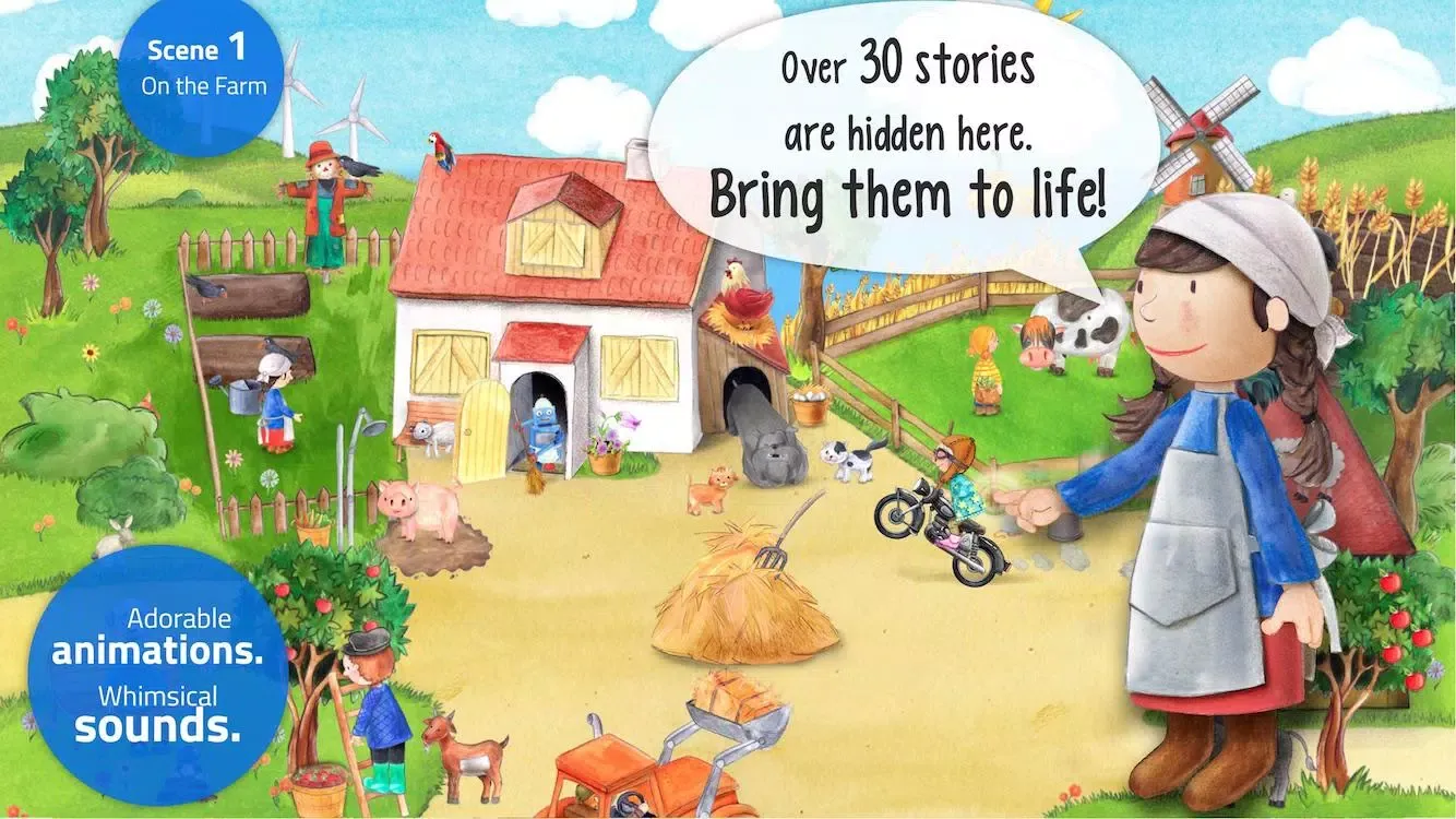 Toddler's App: Farm Animals Ekran Görüntüleri