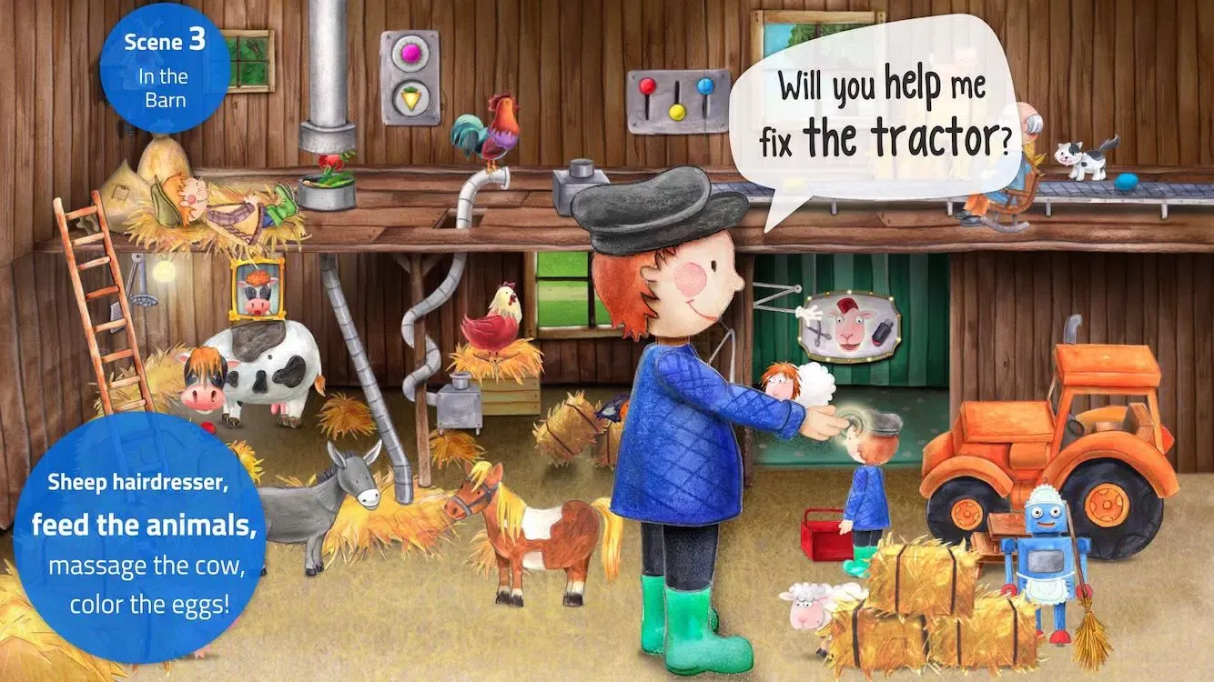 Toddler's App: Farm Animals Ekran Görüntüleri