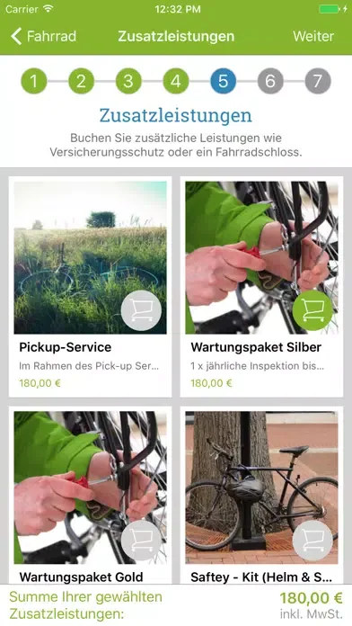Capturas de tela do Emobiport: Fahrradleasing ganz einfach