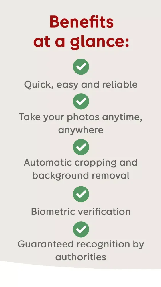 Capturas de pantalla de CEWE Passport Photo