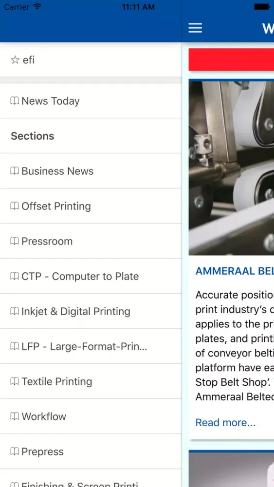 World of Print 2.0 - EFI سکرین شاٹس