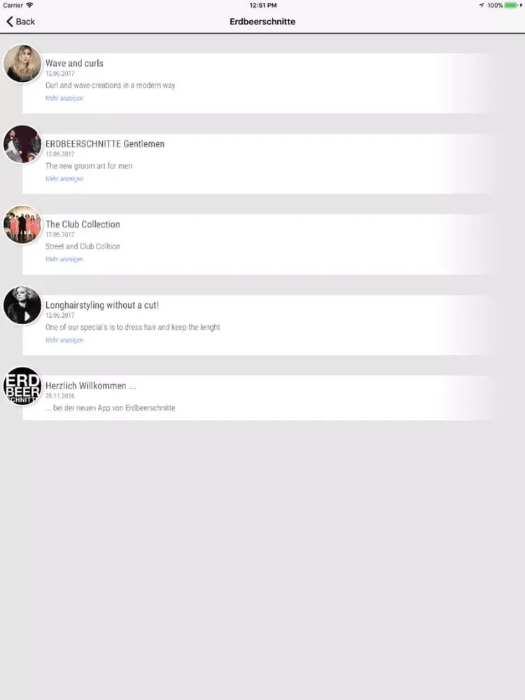 Erdbeerschnitte iPad 应用截图