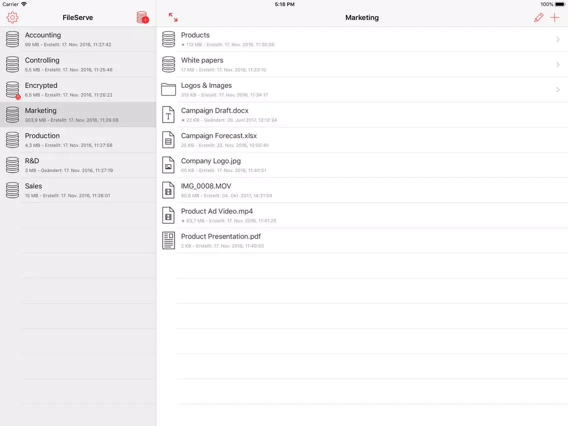 صور FileServe iPad 