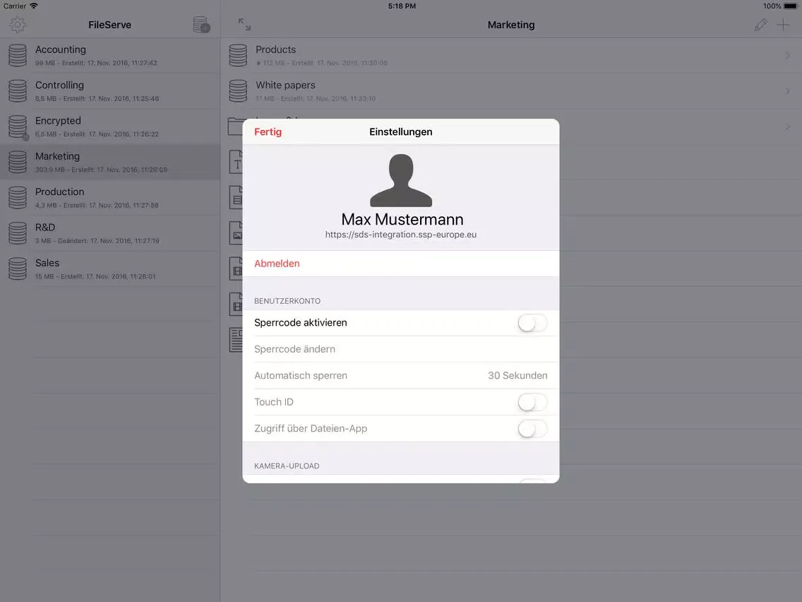 صور FileServe iPad 
