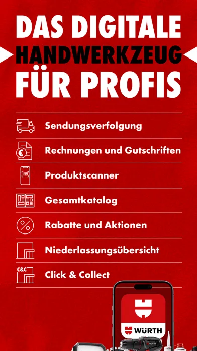 Ảnh chụp màn hình của Würth Deutschland