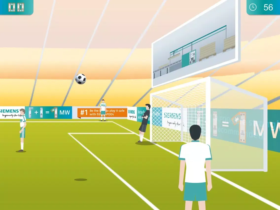 تصاویر Fire protection soccer game iPad 