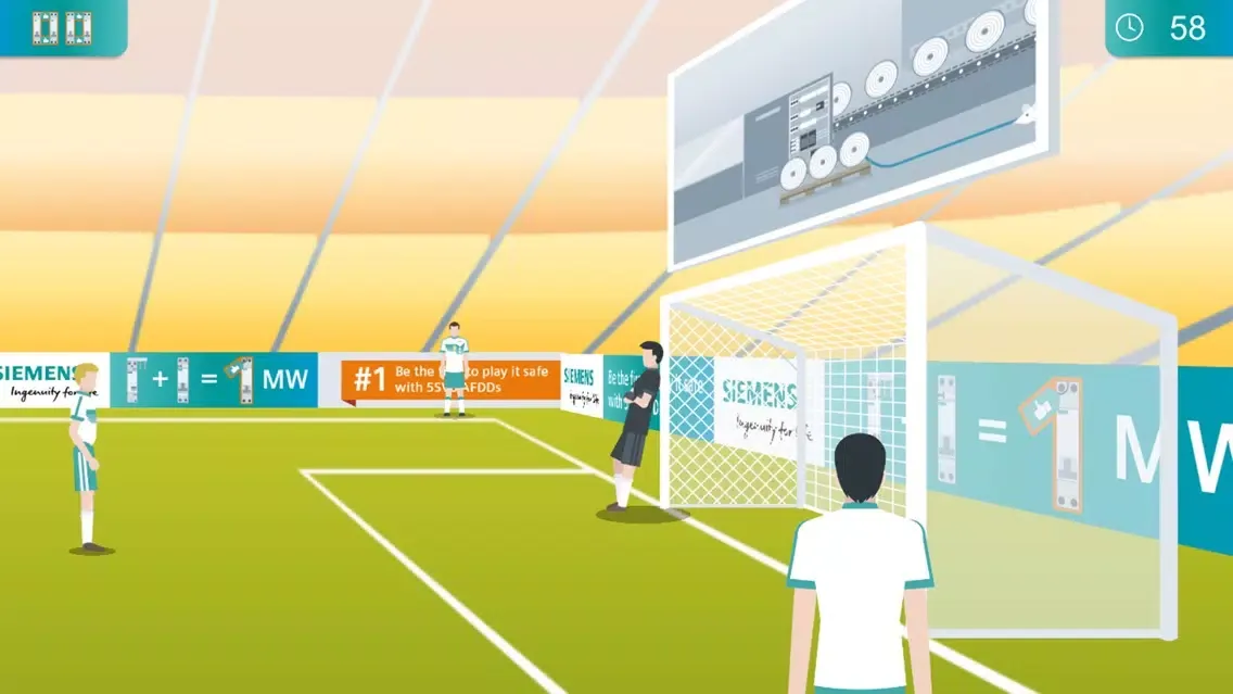 تصاویر Fire protection soccer game