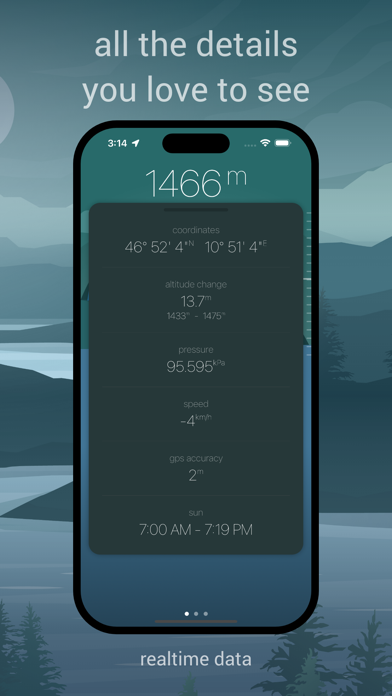 Скриншоты menti - altimeter & barometer