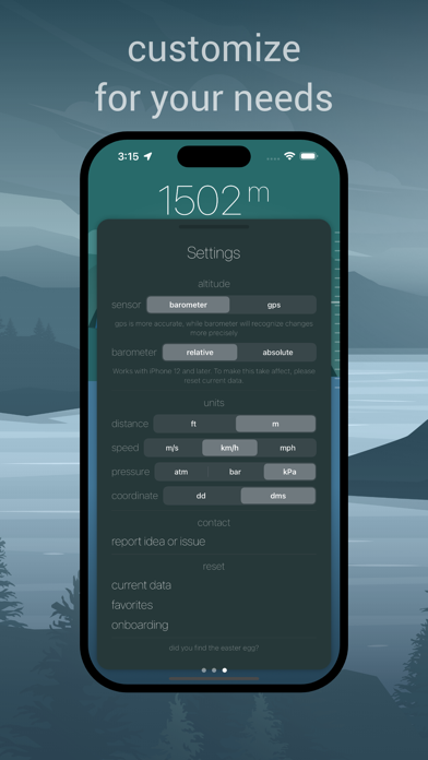 Скриншоты menti - altimeter & barometer