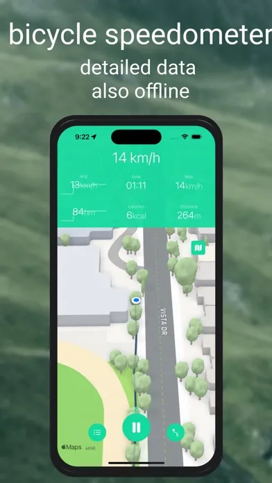 Zrzuty ekranu Bike Speed & Tour Tracker