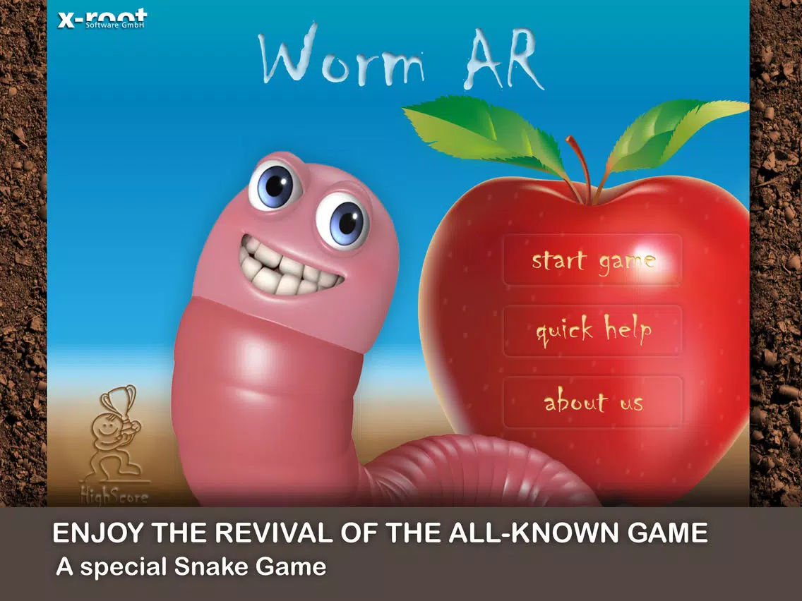 Worm AR - Augmented Reality Game iPad 應用截圖