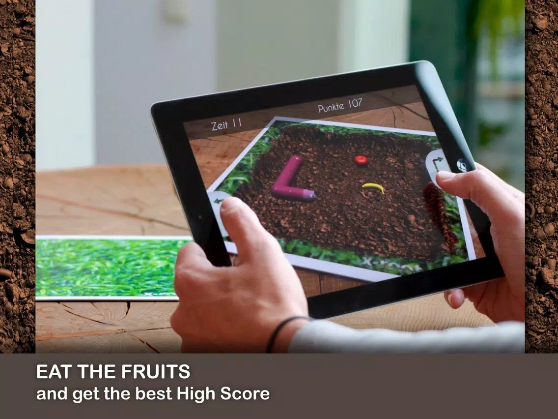 Worm AR - Augmented Reality Game iPad 應用截圖