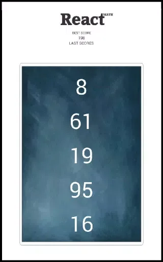 Zrzuty ekranu Math React