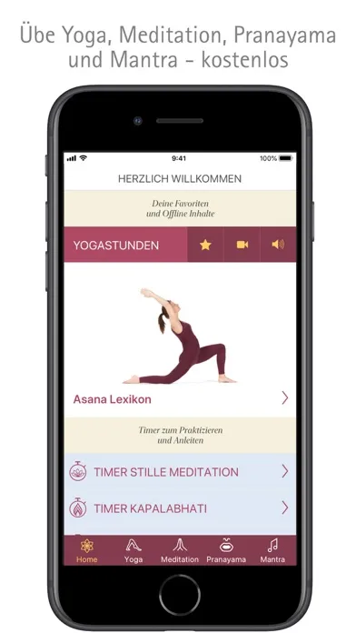 Zrzuty ekranu Yoga Vidya - Yoga & Meditation
