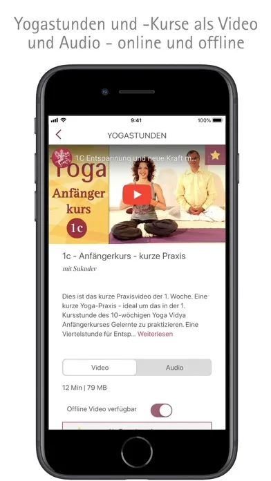 Zrzuty ekranu Yoga Vidya - Yoga & Meditation