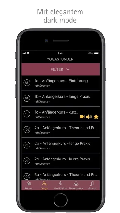 Zrzuty ekranu Yoga Vidya - Yoga & Meditation
