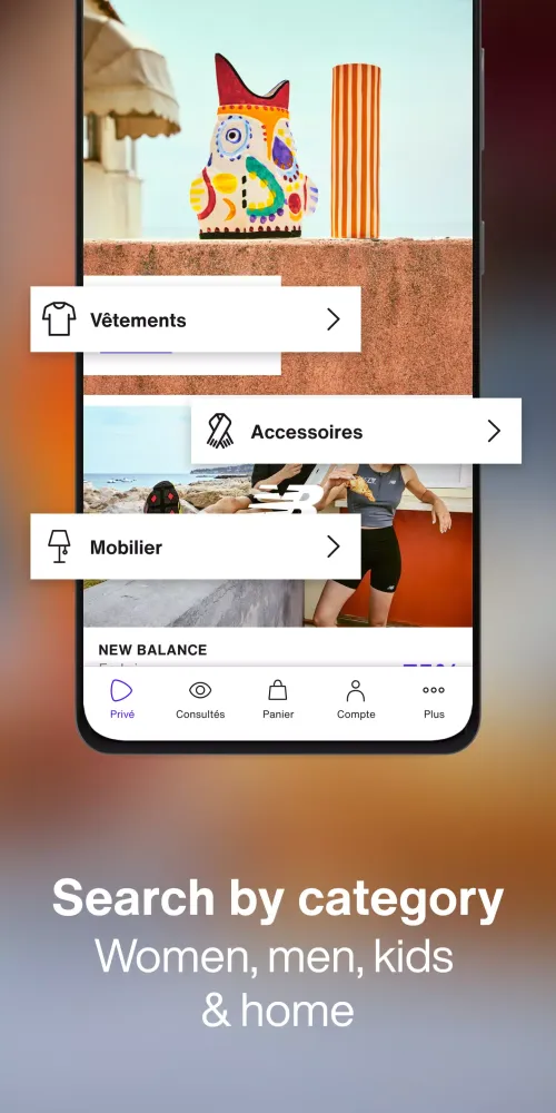Capturas de pantalla de Privé by Zalando