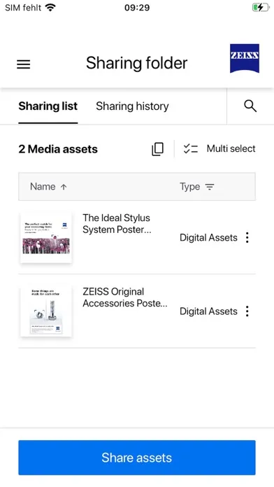 ZEISS FOCUS app स्क्रीनशॉट