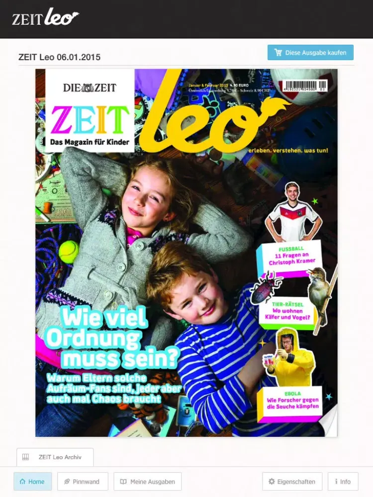 Captures d'écran de ZEIT LEO iPad 