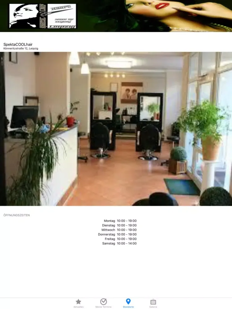 ภาพหน้าจอของ SpektaCOOLhair iPad 
