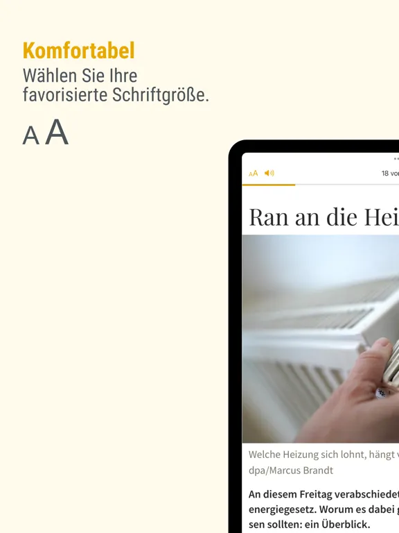 Stuttgarter Zeitung App iPad 应用截图