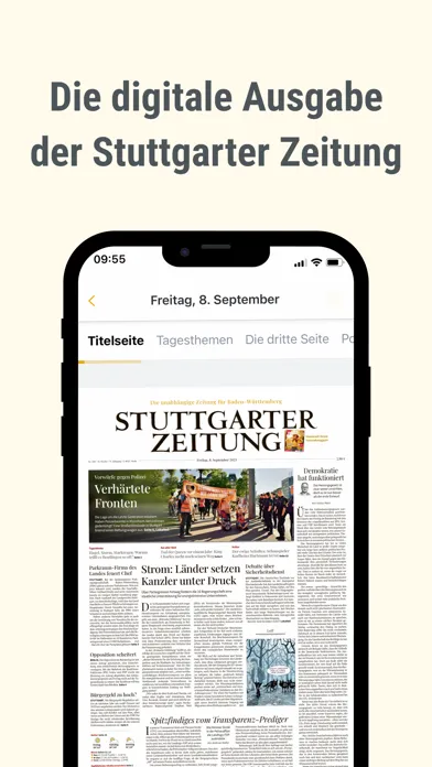 Stuttgarter Zeitung App应用截图
