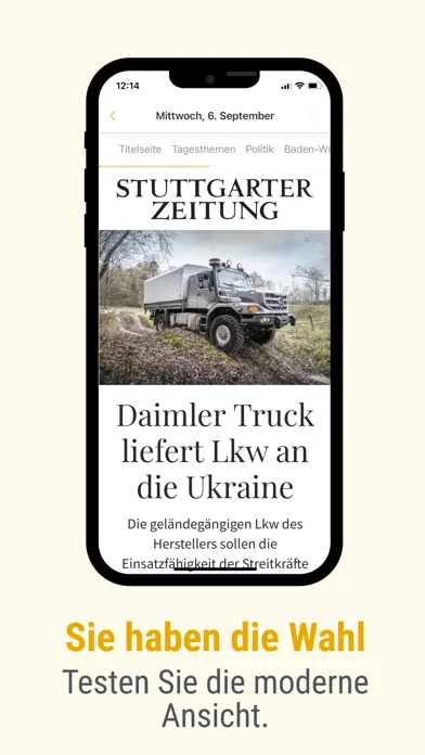 Stuttgarter Zeitung App应用截图