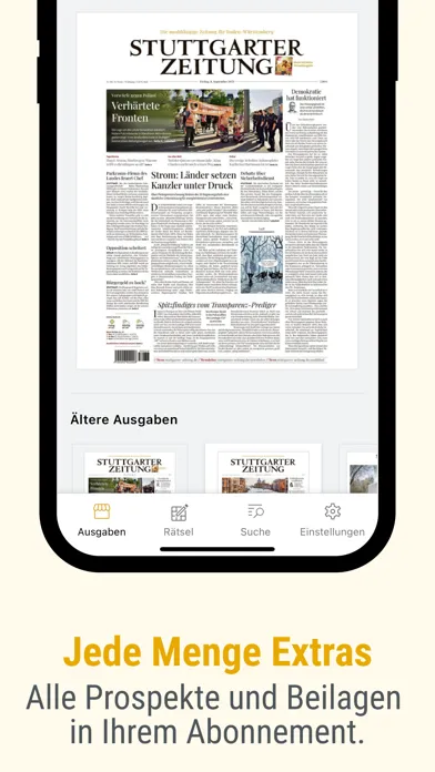 Stuttgarter Zeitung App应用截图
