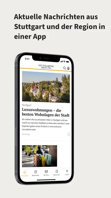 Zrzuty ekranu StZ News - Stuttgarter Zeitung