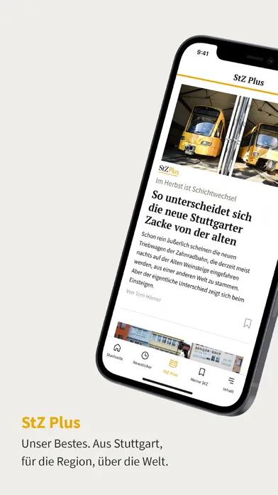 Zrzuty ekranu StZ News - Stuttgarter Zeitung