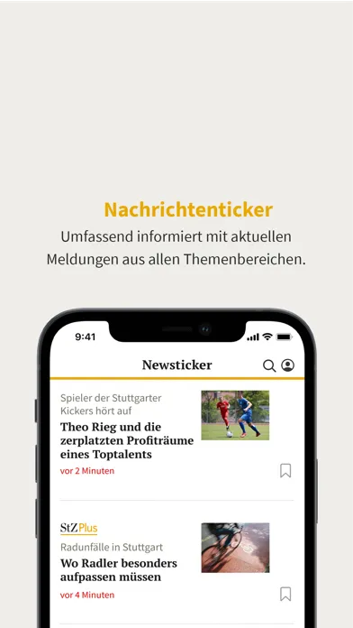 Zrzuty ekranu StZ News - Stuttgarter Zeitung
