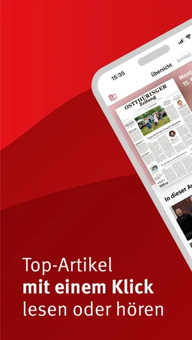 Screenshot di Ostthüringer Zeitung E-Paper