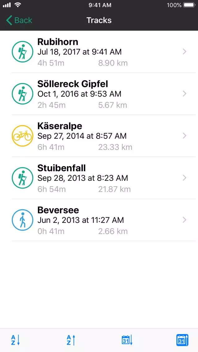 Screenshot di GPS Track - Hike & Bike