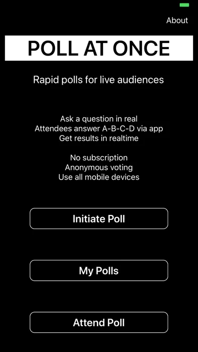 Captures d'écran de Poll At Once
