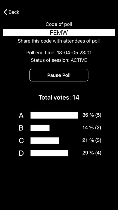 Captures d'écran de Poll At Once