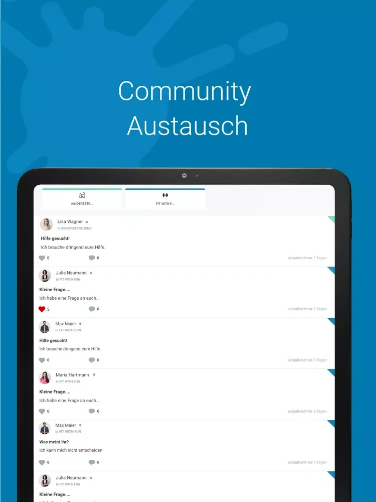 Скриншоты PME Community iPad 