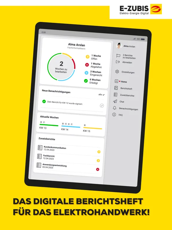 ภาพหน้าจอของ E-Zubis App iPad 