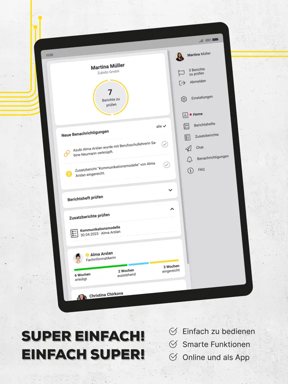 ภาพหน้าจอของ E-Zubis App iPad 