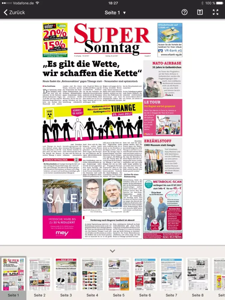 Скриншоты Super Sonntag / Super Mittwoch ePaper iPad 