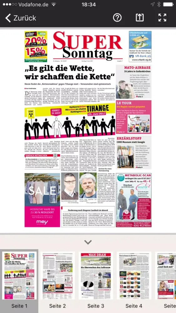 Скриншоты Super Sonntag / Super Mittwoch ePaper