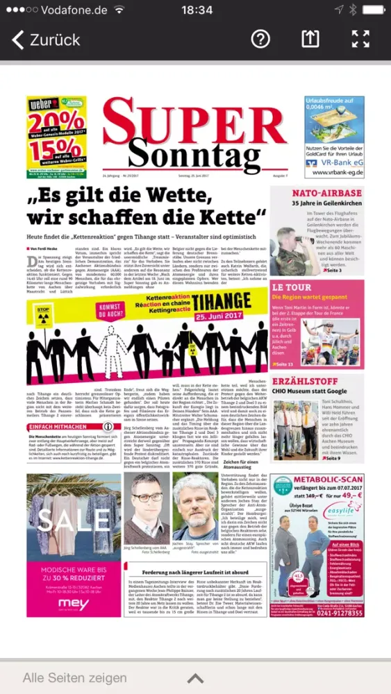 Скриншоты Super Sonntag / Super Mittwoch ePaper