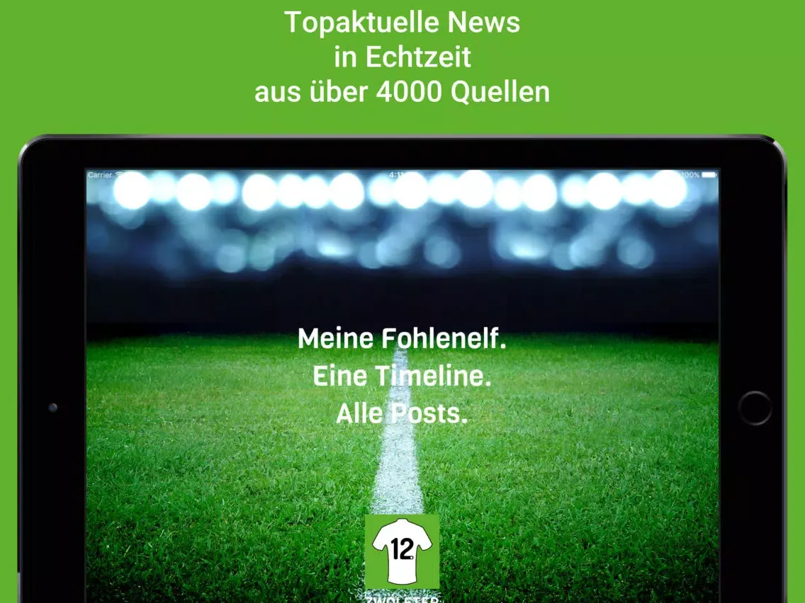 ZWÖLFTER M'gladbach iPad  سکرین شاٹس