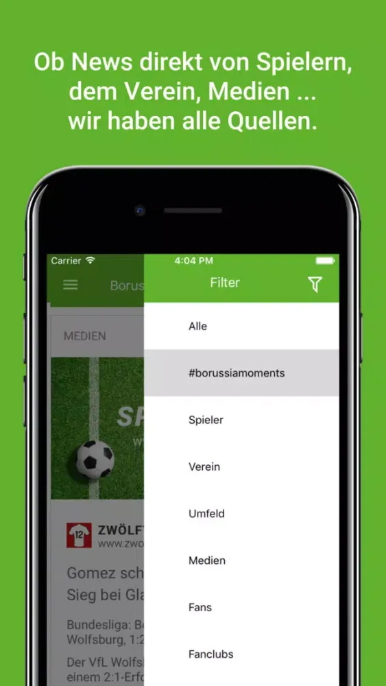 ZWÖLFTER M'gladbach سکرین شاٹس