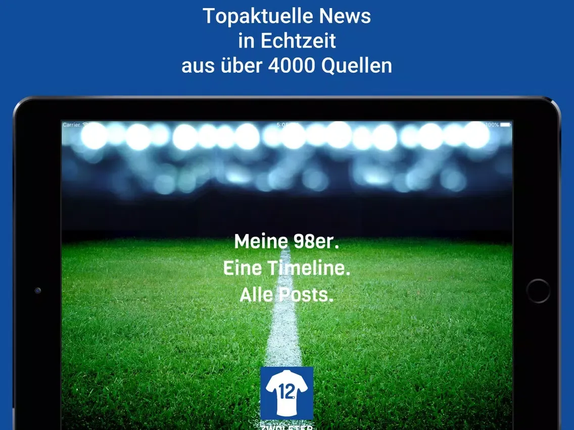 Ảnh chụp màn hình của ZWÖLFTER Darmstadt iPad 