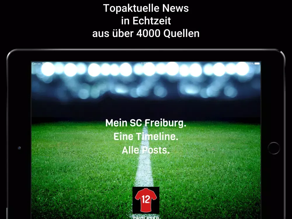 ภาพหน้าจอของ ZWÖLFTER Freiburg iPad 