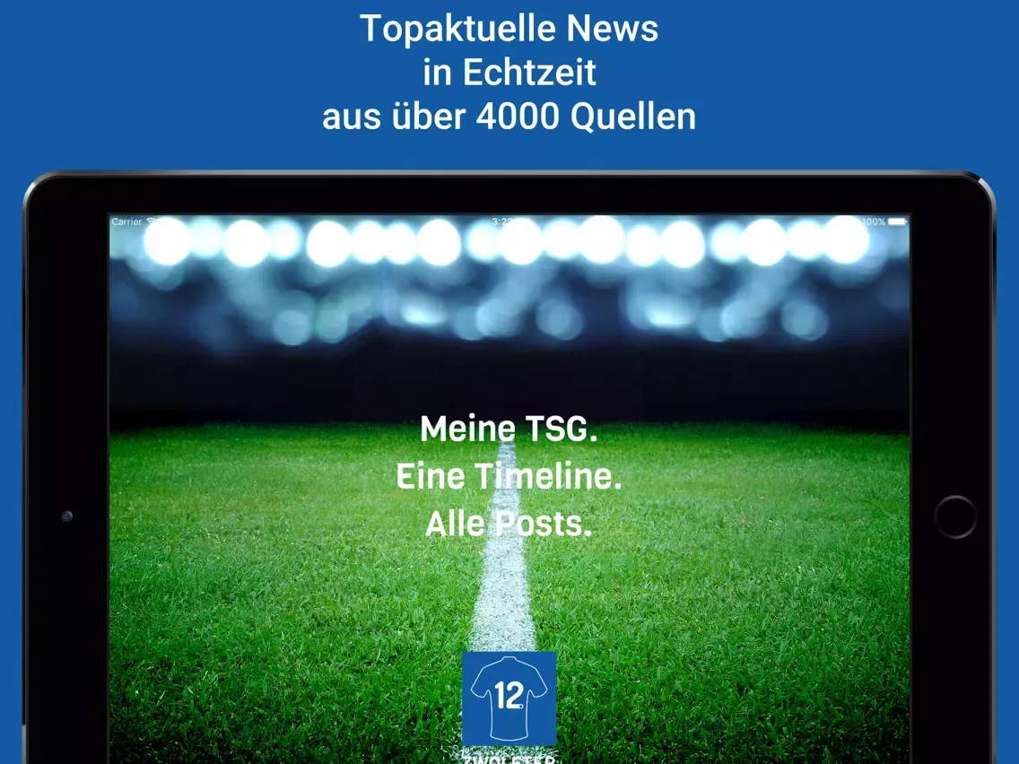 ZWÖLFTER Hoffenheim iPad  Screenshots