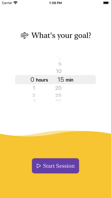 Zrzuty ekranu Ochre: Meditation Timer